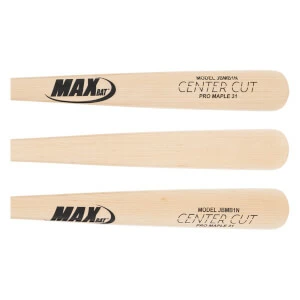 MaxBat Center Cut Rock Maple Wood Baseball Bat: JBMB1N 3 MaxBat Center Cut Rock Maple Wood Baseball Bat: JBMB1N - Image 2
