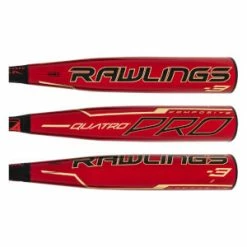 Rawlings Quatro Pro BBCOR Baseball Bat: BBZQ3 -Youth Baseball Sales Store 27a0 01 22 rawlings quatro pro bbcor baseball bat bbzq3 31923 10 s