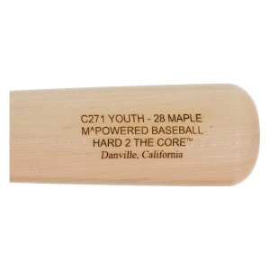 M^Powered H2TC™ Pro Maple Wood Youth Baseball Bat: H2TCY 6 M^Powered H2TC™ Pro Maple Wood Youth Baseball Bat: H2TCY - Image 4