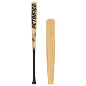 BamBooBat Petrified Hickory/Bamboo Wood Youth Baseball Bat: HBBNY-PET 3 BamBooBat Petrified Hickory/Bamboo Wood Youth Baseball Bat: HBBNY-PET
