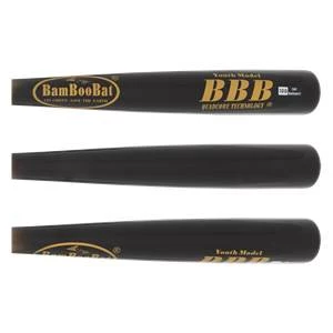 BamBooBat Bamboo Wood Youth Baseball Bat: YHNBB100D Natural/Black 4 BamBooBat Bamboo Wood Youth Baseball Bat: YHNBB100D Natural/Black - Image 2