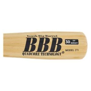 BamBooBat Youth Big Barrel Bamboo Wood Baseball Bat: YBB-HBBN 6 BamBooBat Youth Big Barrel Bamboo Wood Baseball Bat: YBB-HBBN - Image 4