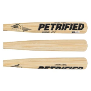 BamBooBat Petrified Hickory/Bamboo Composite Wood Baseball Bat: PET-HGBN271LG 4 BamBooBat Petrified Hickory/Bamboo Composite Wood Baseball Bat: PET-HGBN271LG - Image 2