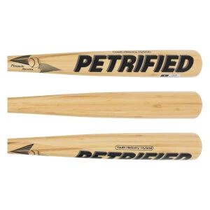 BamBooBat Petrified Hickory/Bamboo Wood Youth Baseball Bat: HBBNY-PET 4 BamBooBat Petrified Hickory/Bamboo Wood Youth Baseball Bat: HBBNY-PET - Image 2