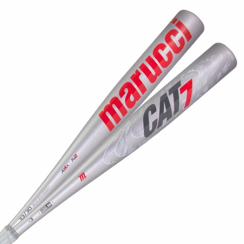 Marucci CAT7 Silver BBCOR Baseball Bat 5 Marucci CAT7 Silver BBCOR Baseball Bat - Image 3