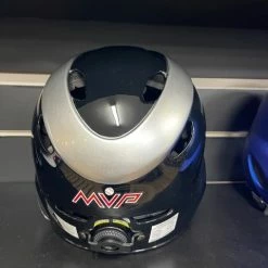 Null MVP Adjustable Batting Helmet – Black / Silver -Youth Baseball Sales Store aa