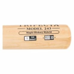 BamBooBat Trifecta Hickory/Maple Hybrid Wood Baseball Bat: TRI-HCBN243 -Youth Baseball Sales Store be11 11 22 bamboobat trifecta hickory maple hybrid wood baseball bat tri hcbn243 35520 4 s