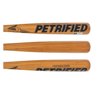BamBooBat Petrified Hickory/Bamboo Youth Wood Baseball Bat: HBBGY-PET 4 BamBooBat Petrified Hickory/Bamboo Youth Wood Baseball Bat: HBBGY-PET - Image 2