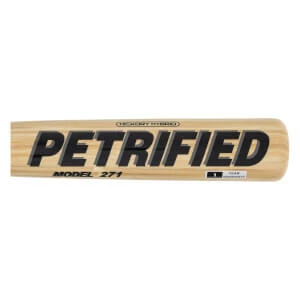 BamBooBat Petrified Hickory/Bamboo Composite Wood Baseball Bat: PET-HGBN271LG 6 BamBooBat Petrified Hickory/Bamboo Composite Wood Baseball Bat: PET-HGBN271LG - Image 4
