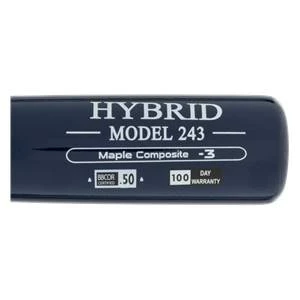 BamBooBat Bamboo/Maple Composite Wood BBCOR Baseball Bat: 243HWBN 6 BamBooBat Bamboo/Maple Composite Wood BBCOR Baseball Bat: 243HWBN - Image 4