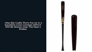 MaxBat Center Cut Rock Maple Wood Baseball Bat: JBMB1B 11 MaxBat Center Cut Rock Maple Wood Baseball Bat: JBMB1B - Image 9