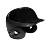 Null Mizuno MVP Series Solid Batting Helmet BLACK -Youth Baseball Sales Store mvp bk