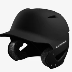 Null EvoShield XVT™ BATTING HELMET – MATTE FINISH Black -Youth Baseball Sales Store xvt matte 1