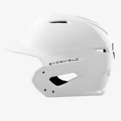 Null EvoShield XVT™ BATTING HELMET – MATTE FINISH White -Youth Baseball Sales Store xvt matte wht2
